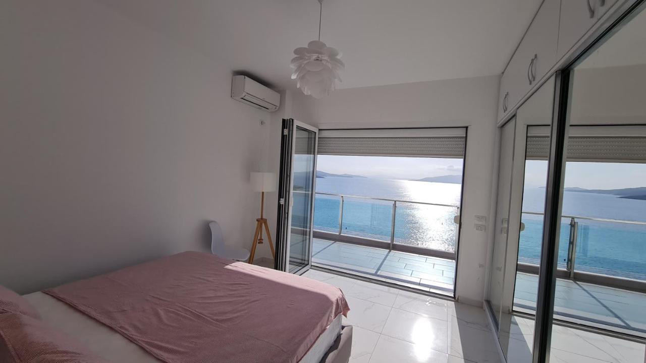 Апартаменты Rocknest Sea View Penthouse Саранда Экстерьер фото